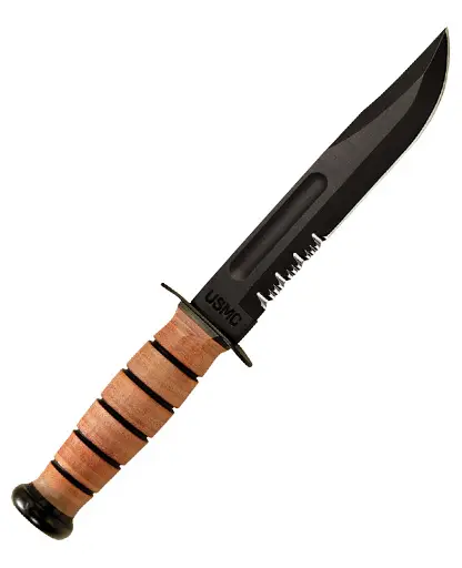 KA-BAR USMC Fighter Serrated Disponibil imediat