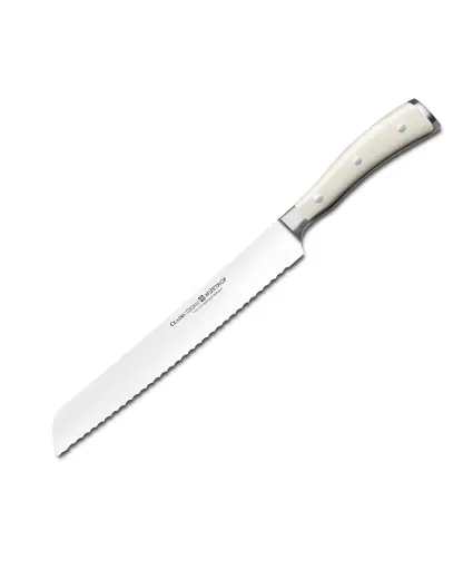 Plată securizată Wüsthof CLASSIC IKON créme Cuțit pentru pâine 23cm