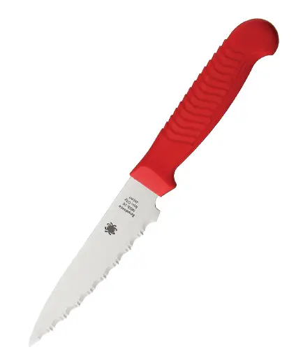 Popular Spyderco Paring Knife Spyderedge Red SCK05SRD