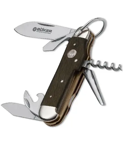 Livrare expres Böker - Manufaktur Soligen Camp Knife Smoked Oak 110183