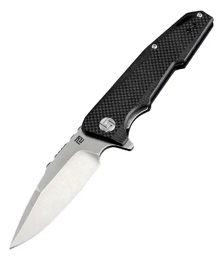 Popular Artisan Predator Linerlock Black D2 ATZ1706PSBKF