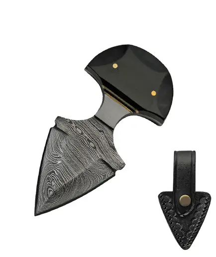 Damascus Black Widow Push Dagger Reduceri