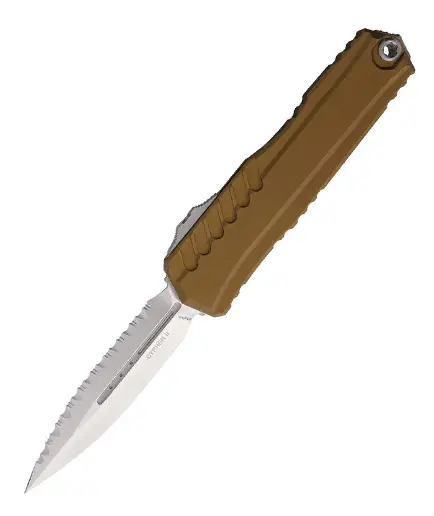Vezi acum Microtech Auto Cypher II D/E OTF Tan MCT124212TA