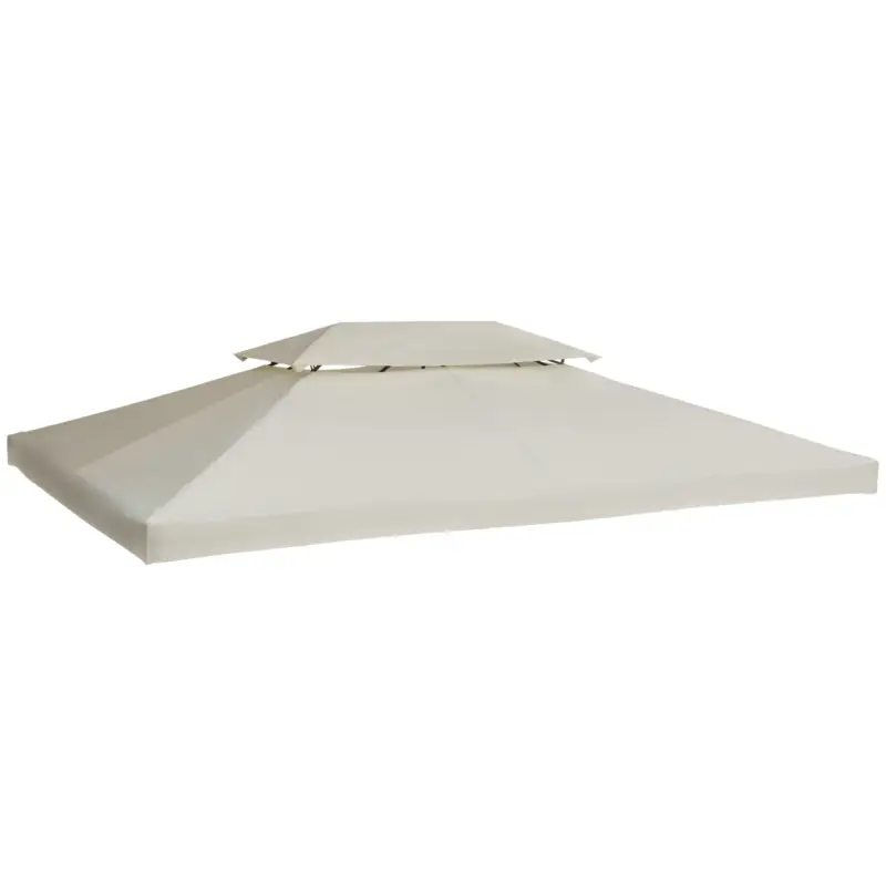 Popular Outsunny Acoperiș de Schimb Impermeabil pentru Gazebo pentru Grădină Dublu Strat 3x4m