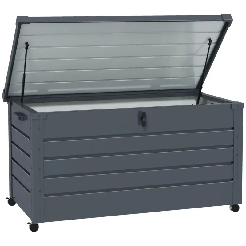 Vezi acum Outsunny Cutie de depozitare 331 de litri pentru exterior cu roti