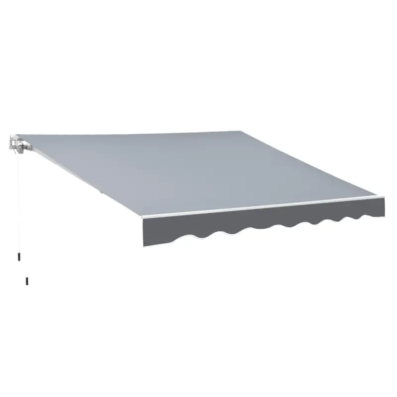 Outsunny Copertina de Soare 2.5×2 m Manuala Gri Comandă acum