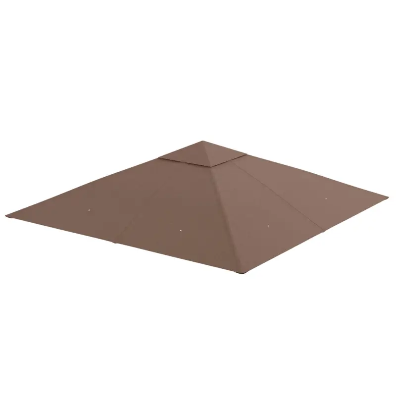 Outsunny Acoperis de Schimb Copertina de Rezerva pentru Foișor Respirabil 3x3m Retur gratuit