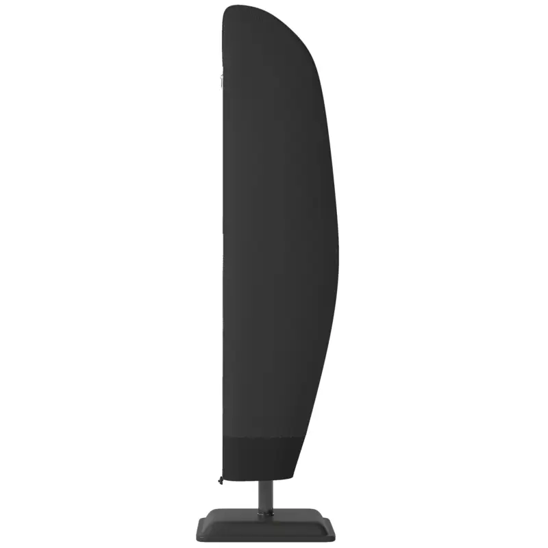 Outsunny Husă pentru Umbrelă 3x3 m Impermeabilă, Protecție cu Fermoar și Șnur, Negru Bestseller