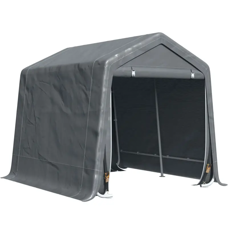 Doar azi Outsunny Copertina Garaj 2,8×2,4 m – Protectie Auto, Moto, Biciclete