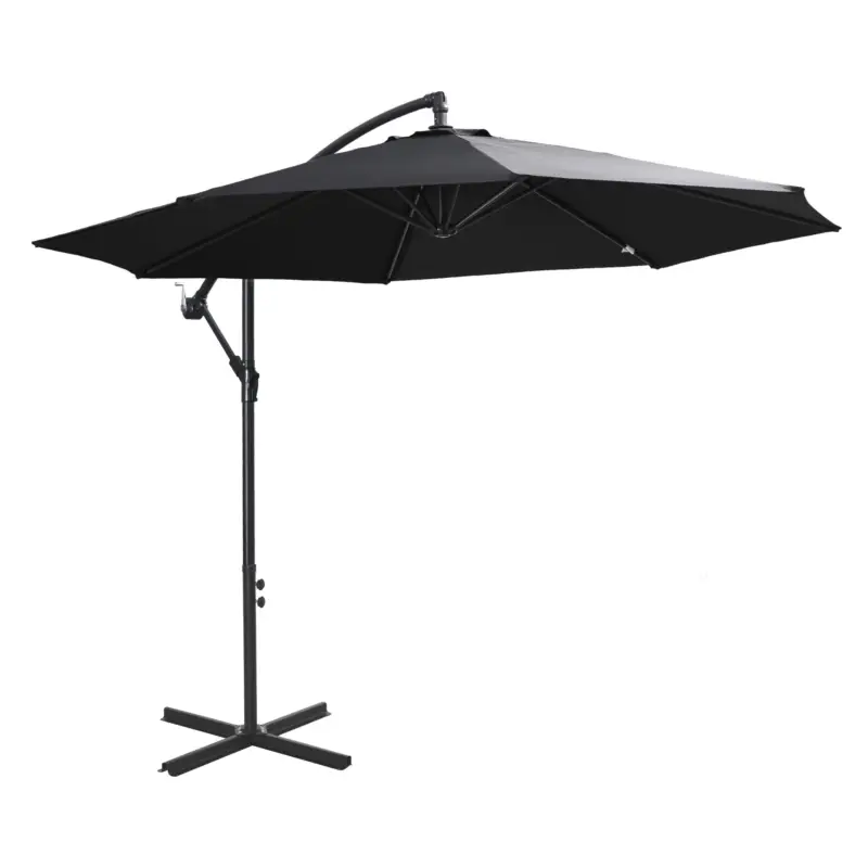 Outsunny Umbrelă pendul Umbrelă de soare cu manivelă Noutate
