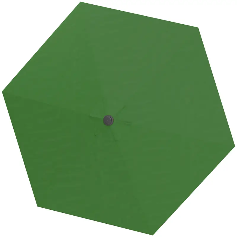 Outsunny Înveliș de Schimb pentru Umbrelă cu Orificii de Aerisire, Ø300 cm, Verde Ofertă limitată