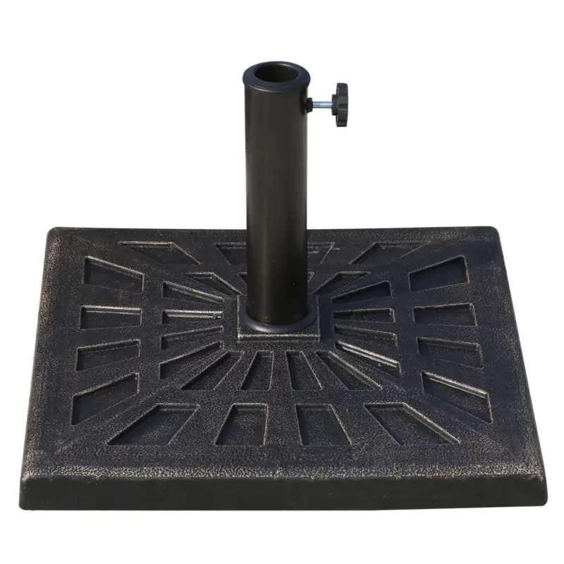 Premium Outsunny Baza pentru Umbrela de Soare Diametru 3,8-4,8cm Greutate 16Kg de Gradina