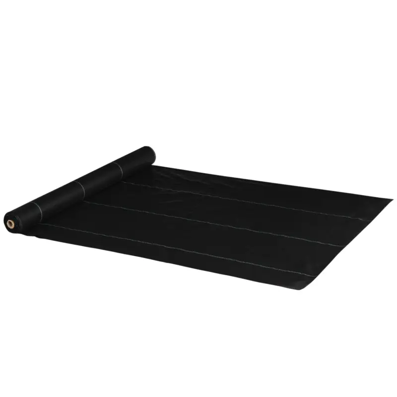 Outsunny 2 x 25 m Bariere Impotriva Buruienilor, Tesatura pentru Peisaj, pentru Controlul Buruienilor in Sere si Gradini, Robusta si Usor de Montat Ofertă