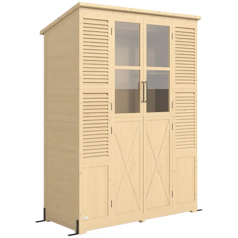 Outsunny magazie debara spațiu depozitare unelte dulap exterior Noutate