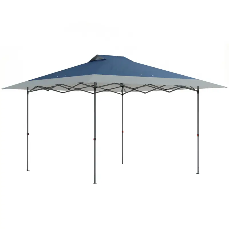 Outsunny Pavilion aprox. 4x4 m rezistent la apă, stabil, rezistent la iarnă, pop-up pliabil cu funcție de închidere într-un pas, UV50+ Bestseller