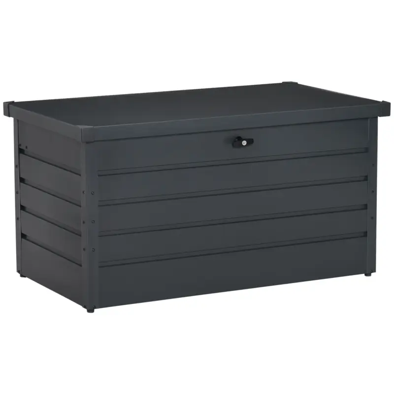 Outsunny Banca Gradina 120×62×62 cm – Cu Lada Depozitare & inchidere Preț promoțional