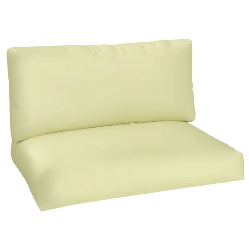 Calitate înaltă Outsunny Perne de paletă exterior 2 locuri perne de șezut pentru paletă euro lavabile 120 x 80 cm și 120 x 45 cm, bej
