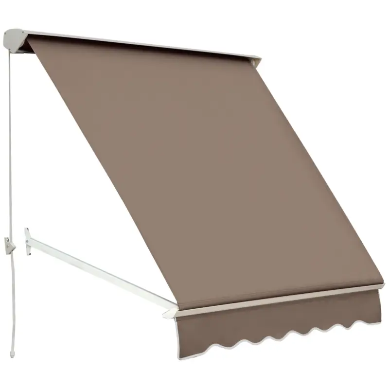 Reducere specială Outsunny copertina de soare verticala, 180×70cm, maro