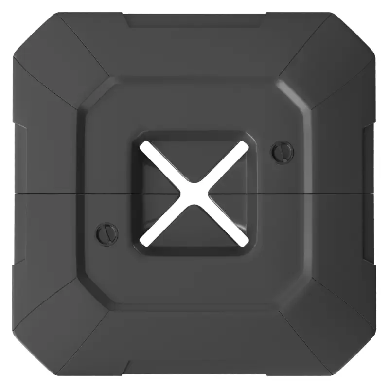 Transport gratuit Outsunny Set 2 Greutăți pentru Bază Umbrelă cu Braț Lateral din HDPE, Reumplibile până la 105 kg, 101x101x12 cm, Negru