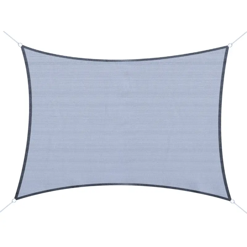 Outsunny Cort de umbrire 4 x 3 m din polietilenă de înaltă densitate, protecție UV, cu sac de depozitare gri Reducere extra
