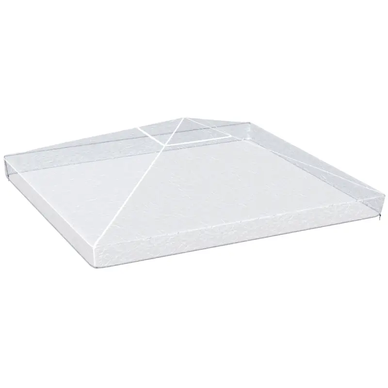 Ultima șansă Outsunny Prelata de Protectie 3 x 3 (m) pentru Foisor, Prelata Impermeabila pentru Foisor, Copertina si Cort
