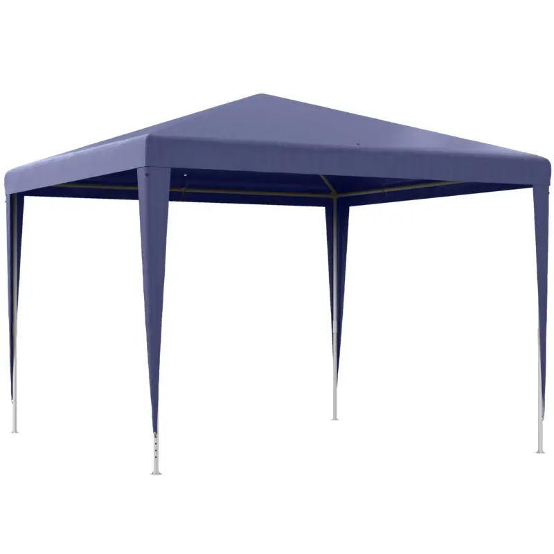 Reduceri Outsunny Pavilion de Grădină 3x3 m Pliabil și Portabil cu Acoperire Anti-UV, Albastru