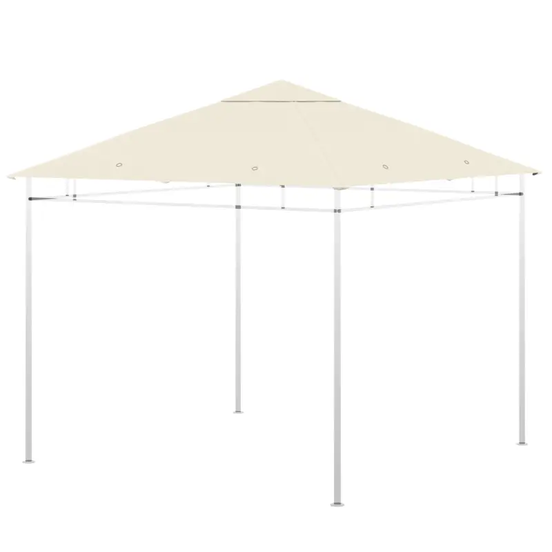 Retur ușor Outsunny Tetto di Ricambio Telo Sostitutivo per Gazebo Traspirante 3x3m
