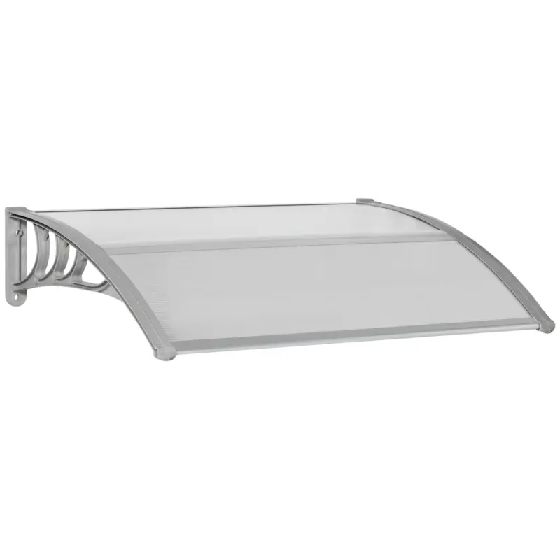 Outsunny Copertina din Policarbonat anti-UV de Exerior pentru Usi si Ferestre, 100x75cm Preferatul clienților
