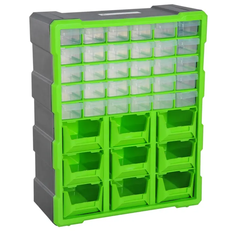 Ieftin DURHAND Dulap Boxa pentru Accesorii Imitatie Verde 38x16x47.5cm