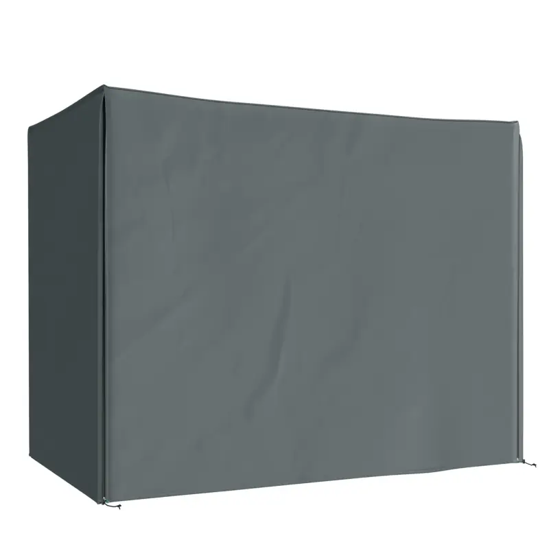 Outsunny Husă pentru balansoar Hollywood 3 locuri, impermeabilă, husă de protecție pentru balansoar, țesătură Oxford 220 x 125 x 172 cm, gri Plată sigură