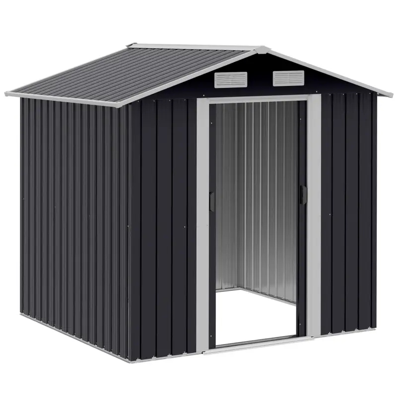Outsunny Magazie Gradina 2×1,5×1,9 m – Otel Zincat cu Usi Culisante Comandă acum