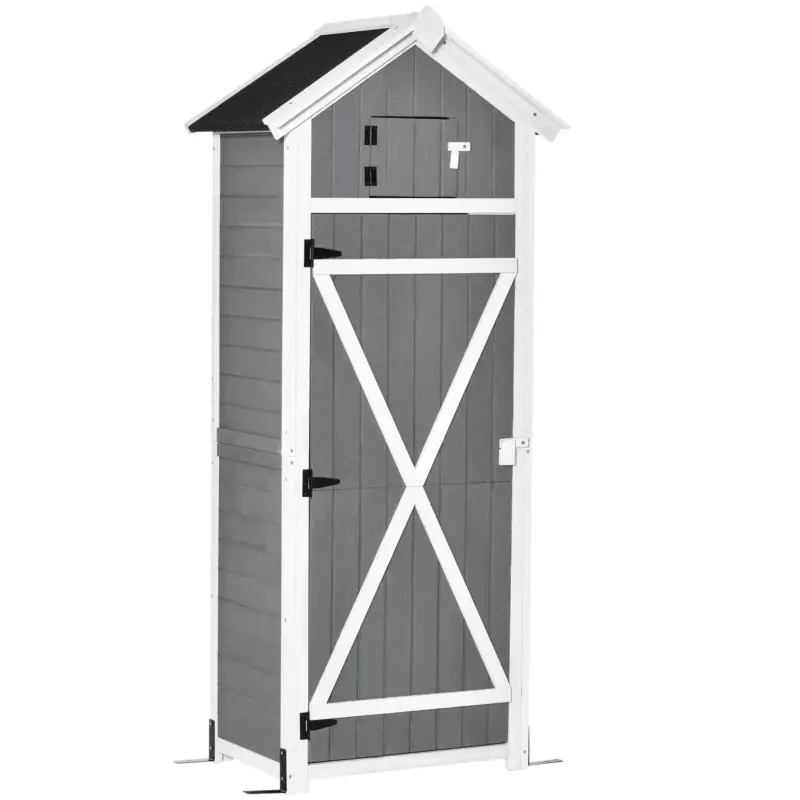 Homcom Magazie Gradina Lemn – Raft Detasabil & Masa de Lucru Bestseller