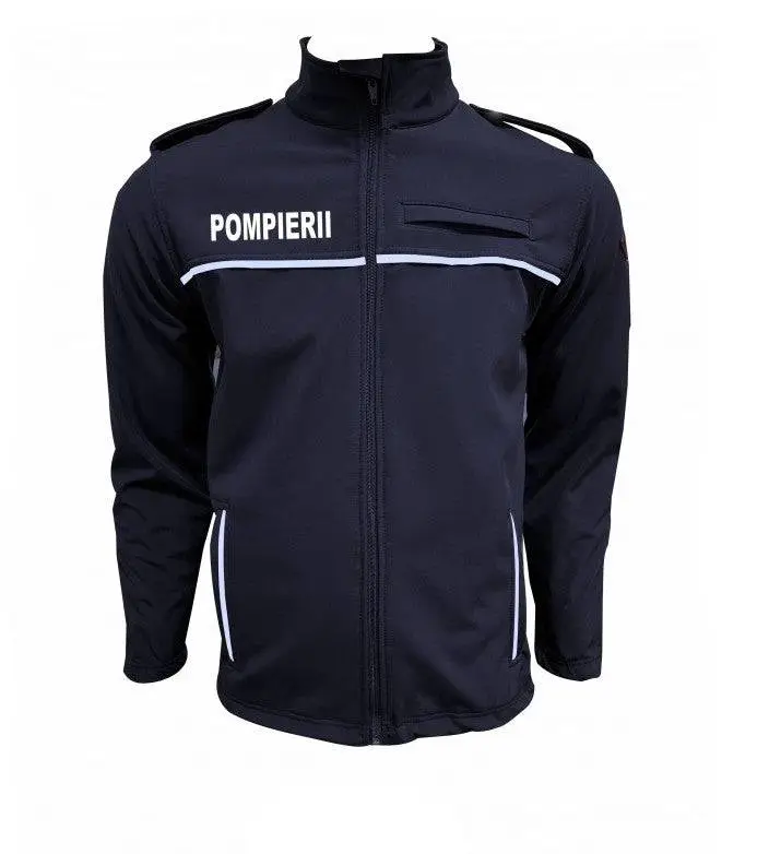 Jacheta Softshell Bleumarin Cu Gluga Si Mesada Pompierii Igsu Transport gratuit