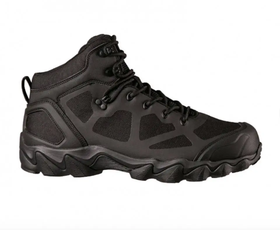 Ghete Tactice Chimera Mid – Black – Ușoare, Respirabile, cu Talpă Aderență Tip „Colți de Lup” Chilipir