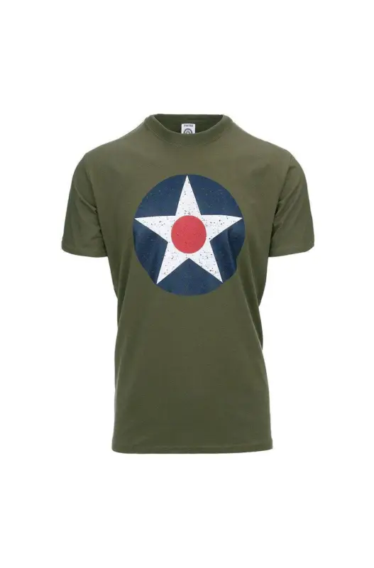 Plată securizată Tricou Barbati U.S. Army Air Corps Oliv
