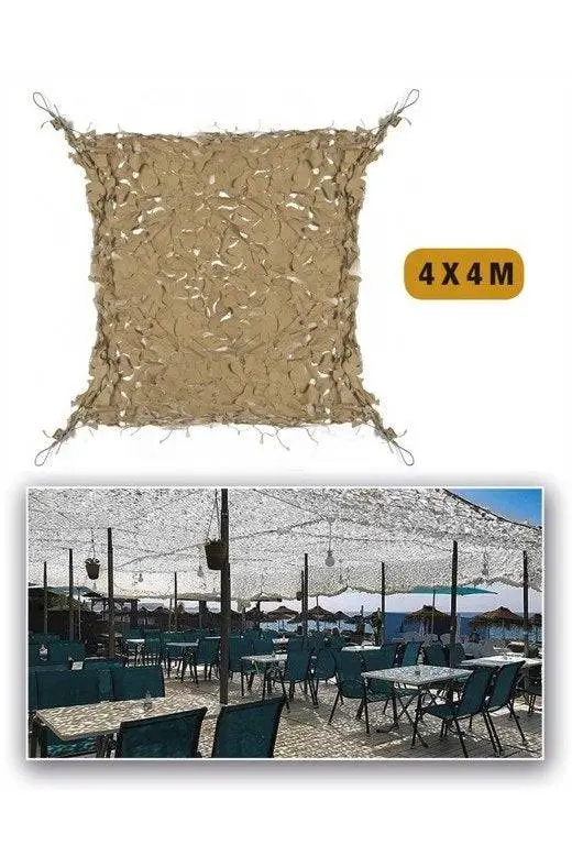 Expediere rapidă Plasa Camuflaj Coyote 4X4 Shade Sail