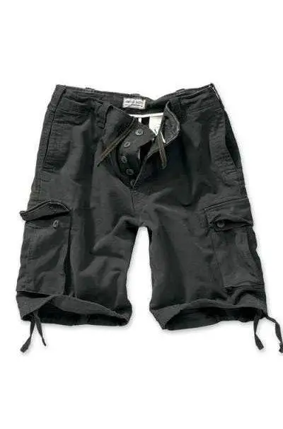 Plată sigură Bermude Raw Vintage Camuflaj Negre