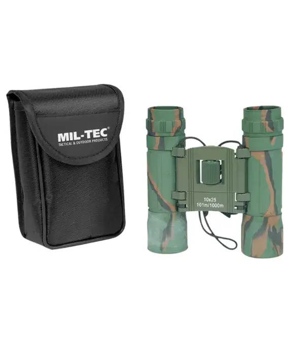 Reduceri Binoclu Compact Pliabil 10x25 Camuflaj – Putere de Zoom 10x, Design Tactic și Portabilitate Maximă