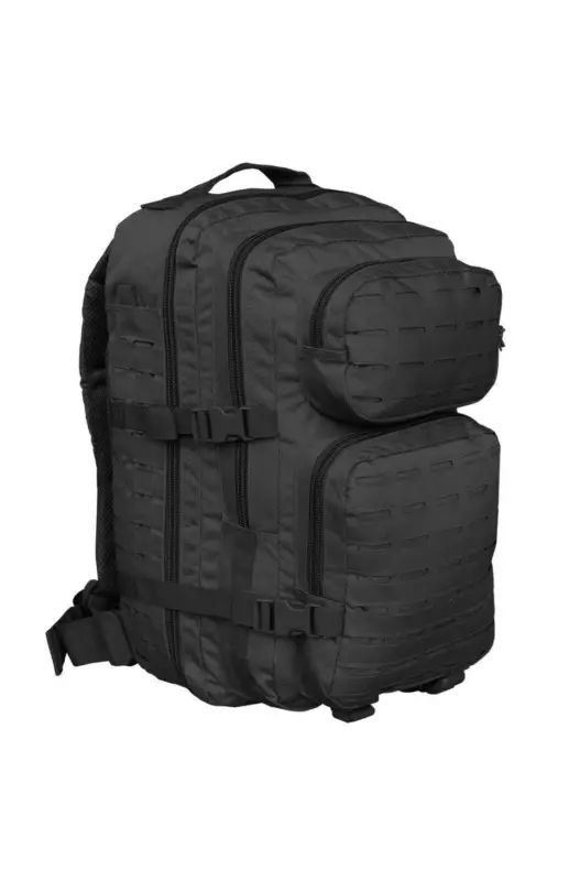 Rucsac Tactic US Assault Large Black – 36L, Sistem Laser-Cut, Design Sobru, Performanță Tactică Extinsă Cel mai vândut