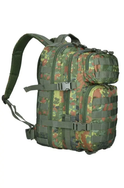 Reducere extra Rucsac Tactic US Assault Small Flectar – 20L, Camuflaj German, Compact și Modular