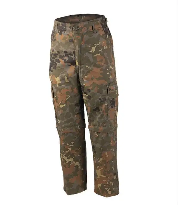 Pantaloni Copii Bdu Zip-Off Camuflaj Flectar Calitate înaltă