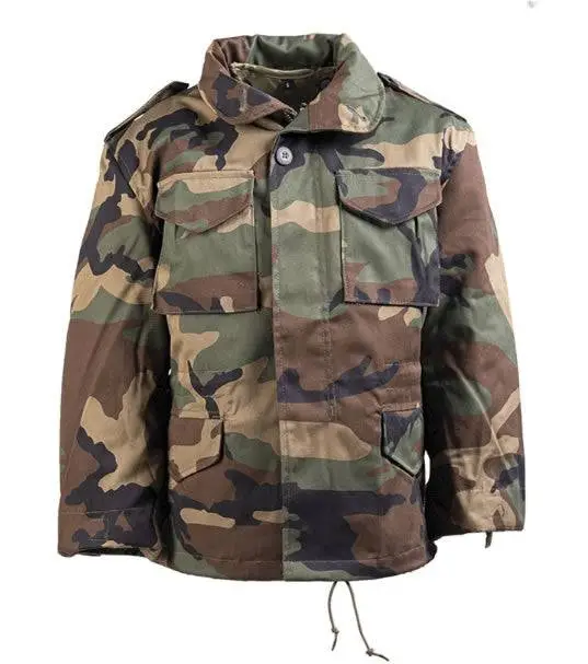 Veston Copii M65 Camuflaj Woodland Reduceri