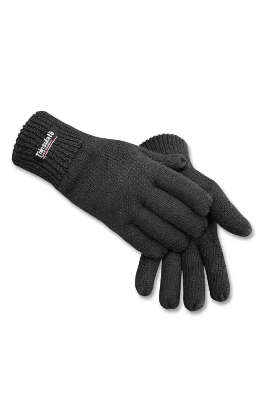 Cel mai bun preț Manusi Tricot Thinsulate Negre