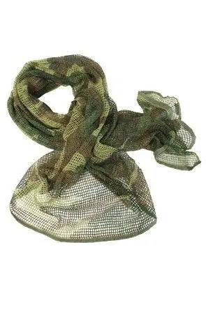 Cumpărături sigure Esarfa Camuflaj Woodland