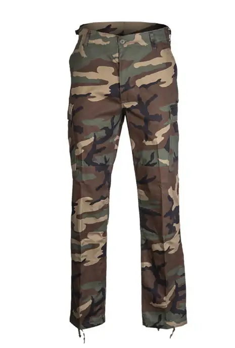 US W/L BDU STYLE FIELD PANTS – Pantaloni Camuflaj Woodland/Leaf cu ADN Tactic și Rezistență Garantată Promoție