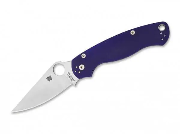 Briceag Spyderco Para-Military 2 Dark Blue Ofertă de sezon