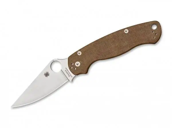 Noutate Briceag Spyderco Para Military 2 Brown Micarta Cruwear