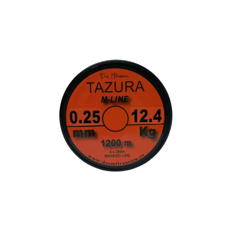 MONOFILAMENT TAZURA M-LINE PORTOCALIU 1200m Livrare gratuită